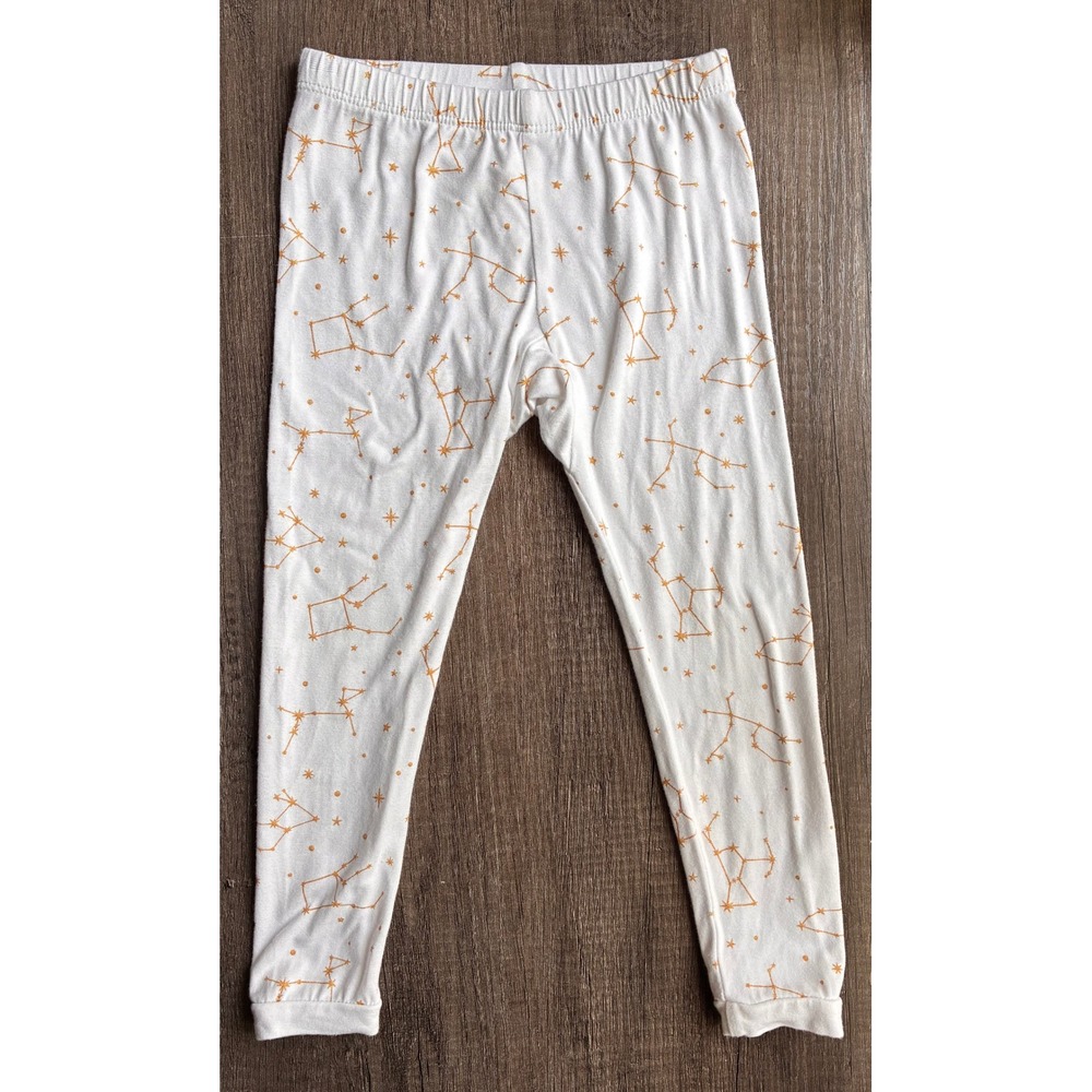 Kyte Baby 2T Bamboo Pajama Pants White Gold Cloud Constellation‎ Print Starry
